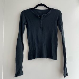 NWOT black brandy Melville Henley
